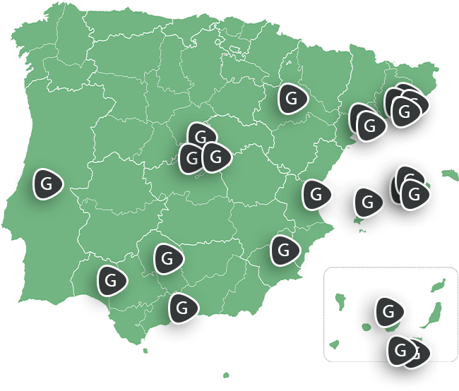 mapa delegaciones
